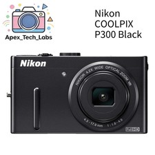 Nikon COOLPIX P300 Digital Camera 12.2MP 4.2x Optical Zoom Black Audio Recording