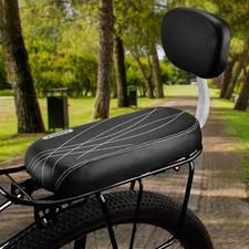 Bicycle Bike Padded Rear Seat Kids Child Safety Back Rest Chair Cushion Armrest