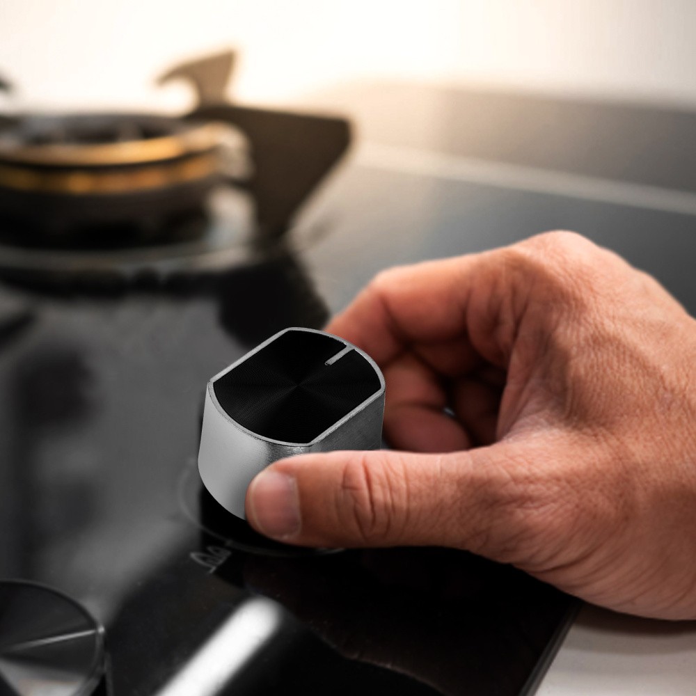 2 Pcs Zinc Alloy Gas Stove Knobs Replacement Burner Control Cooking Knobs