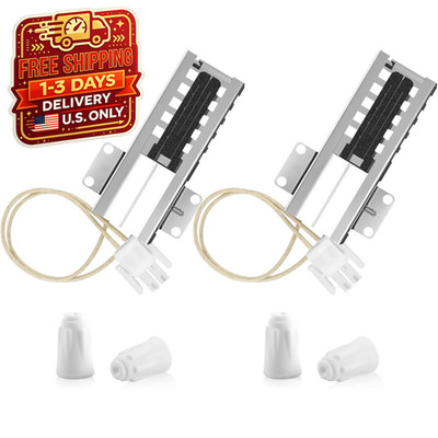 WB13K21 Oven Igniter for GE Hotpoint Kenmore Samsung Gas Range 5303935066 2PC