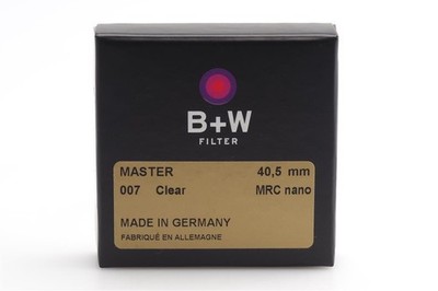 B+W 40.5mm Clear Filter  MASTER 007 MRC nano