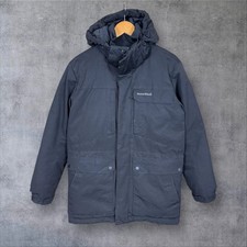 Montbell Men’s Medium Winter Coat – UK Medium – Black Hooded Parka