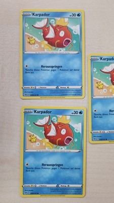 Karpador RCL 039 clash der Rebellen 4x NM Near MINT und 1x EX