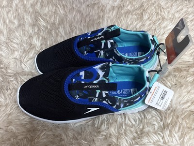 Kid s Speedo Aqua Skimmer Beach/Water Shoes Black M( Junior 2/3) NWT