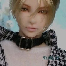 Gold Blonde Eight Repainted Head Figure (No Body) Rare Collectible