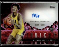 L28,003 - 2023-24 Topps Midnight Rookie Horizon Auto #RHSML Maxwell Lewis /199