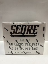 2021 Score Football CELLO BOX 12 Pack 360 Card Look For Autos Factory Sealed New