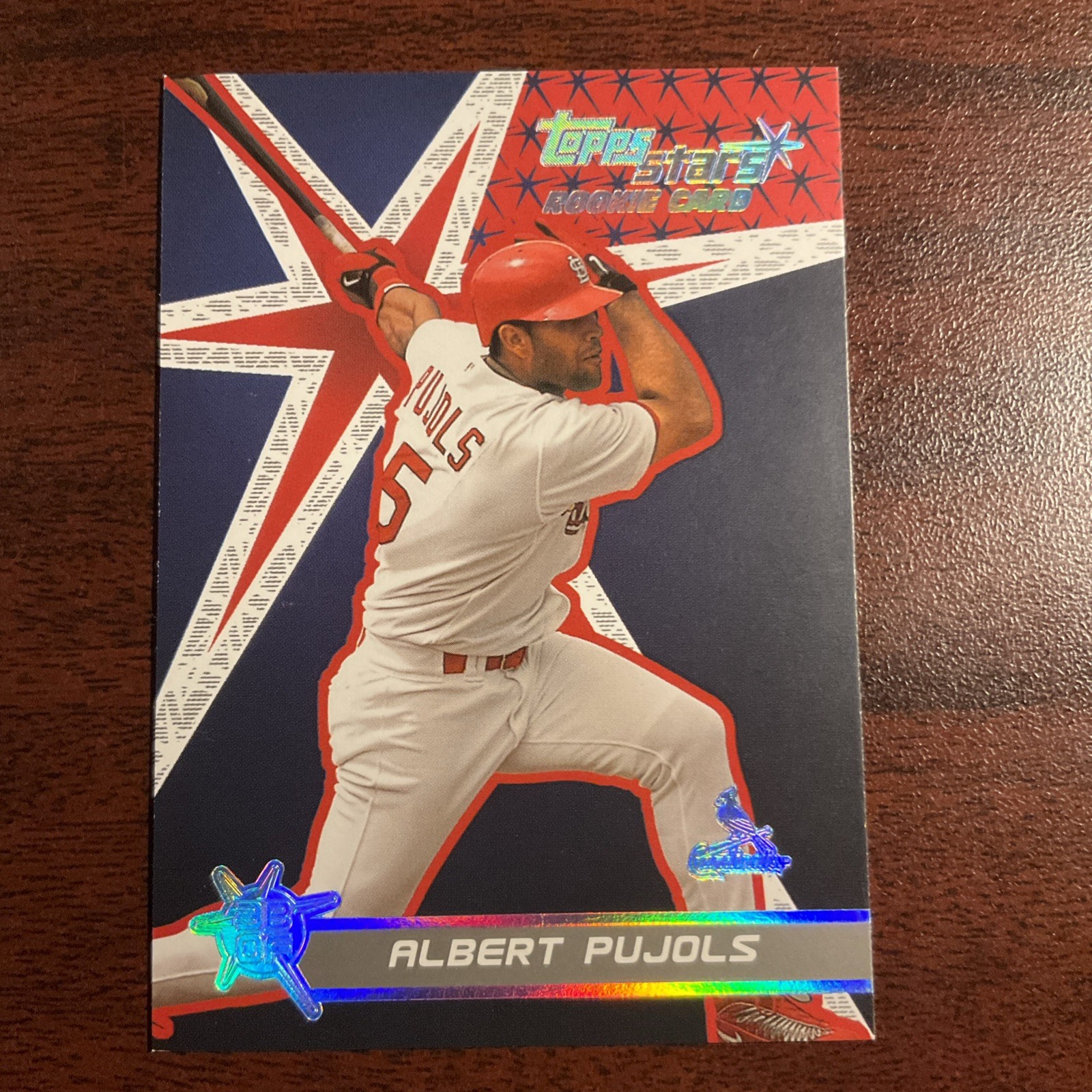2001 Topps Stars  Rookie Card - St. Louis Cardinals  Albert Pujols #198 (RC)