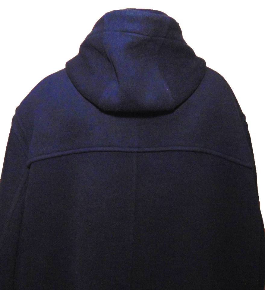 CHAQUETA PARKA CHAQUETA A CUADROS BROOK BROTHERS 100 % LANA AZUL MARINO ~ XL Foto 4 de 4