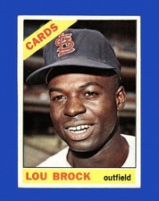 1966 Topps Set-Break #125 Lou Brock EX-EXMINT *GMCARDS*