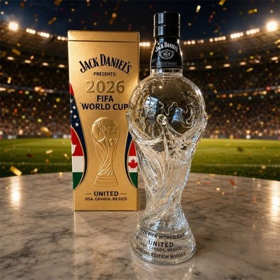 FIFA World Cup 2026 Jack Daniel s Empty Whiskey Bottle 700ML Collectible Bottle