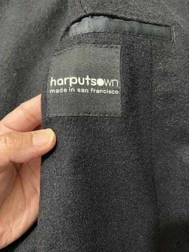 HARPUTSOWN Men’s Avant Garde Asymmetrical Longline Coat Made in SF Medium (est). image 21