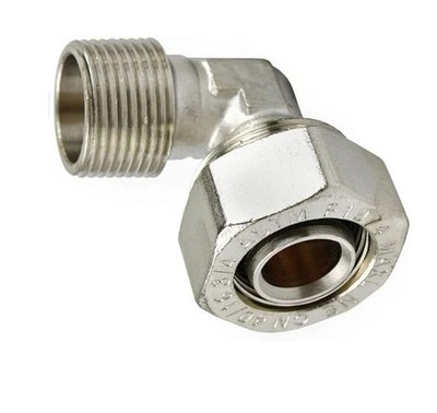 MaxLINE Rapid 90 Degree Elbow Fitting 3/4 Tubing x 3/4'' Male NPT - M8088