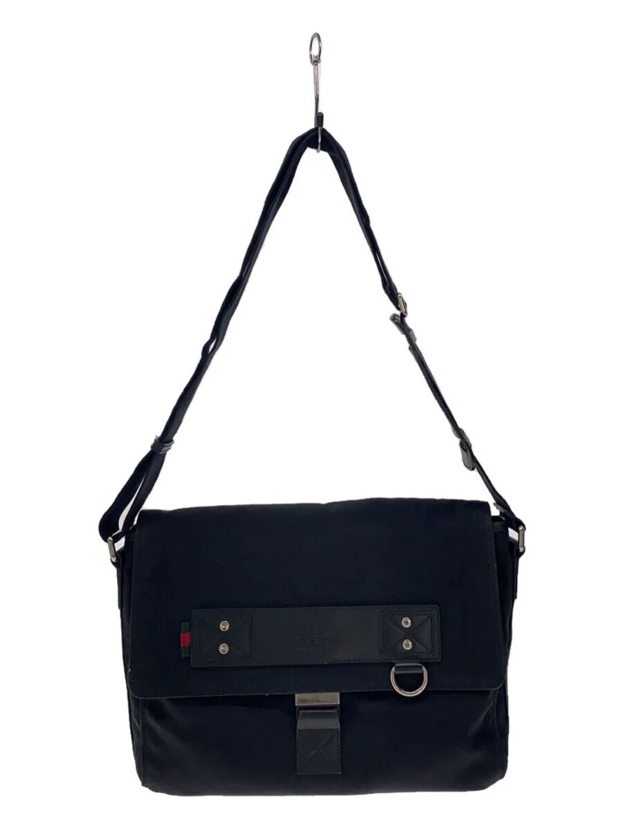 Sac bandoulière GUCCI coton noir 246067