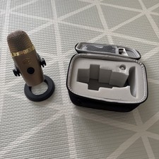 Blue Yeti Nano - Cubano Gold - Premium USB Microphone with protective case