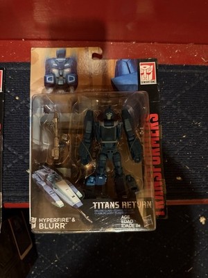 Transformers Titans Return Blurr & Hyperfire Deluxe Class Figure NEW Hasbro 2015