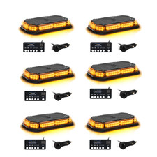 6x 14 Amber Rooftop Emergency Strobe Light Bar Beacon Safety Flashing Wholesale 6x 14 Amber Rooftop Emergency Strobe Light Bar Beacon Safety Flashing Wholesale