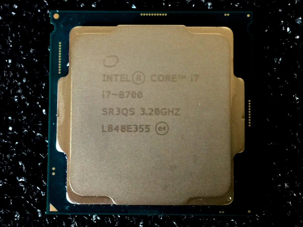 Intel Core i7-8700 Processor Model Computer Processors (CPUs) for