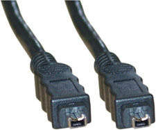 Firewire 400 4-Pin to 4-Pin Cable, Male to Male Ilink DV Cable, 4-Pin/4-Pin IEEE