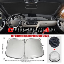 For Chevy Silverado 2019-2024 Windshield Sun Shade - Compact Portable For Chevy Silverado 2019-2024 Windshield Sun Shade - Compact Portable