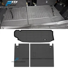 For 20-25 Toyota Highlander 3D TPE Trunk Mat Cargo Boot Liner + Backrest Cover