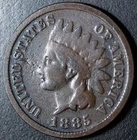 1885 INDIAN HEAD CENT - GOOD