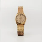 Omega Seamaster Men's Watch 1345 Vintage Swiss Quartz Day Date Gold Steel 34mm