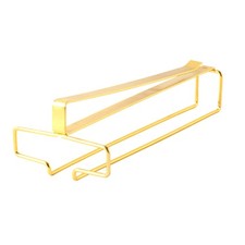 2X(Rastrelliera per Bicchieri da Vino, Porta Bicchieri da Vino In Metallo S7284