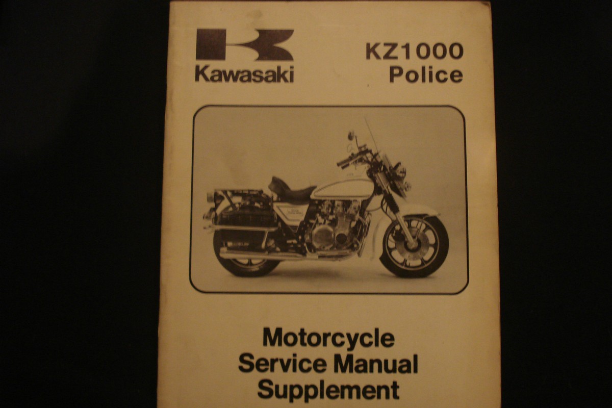 KAWASAKI KZ1000 モーターサイクル サービスマニュアル・希少 Kawasaki-KZ1000-KZ1100-Service