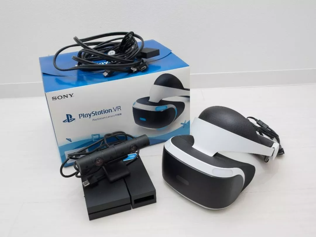 Sony PlayStation VR PS4 PSVR Virtual Reality Headset PlayStation With Box  Used