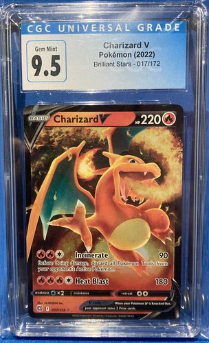 Charizard V graded CGC 9.5 for sale on eBay