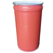 215L 47 Gallon Steel Drum Barrel for Shipping or Animal Feed Container Large