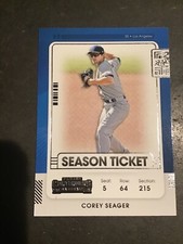 2021 Contenders Baseball Corey Seager Base Card Los Angeles Dodgers 