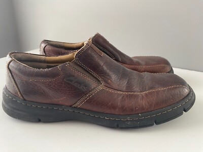 Clarks XTR Lite Mens Brown Casual Dress Shoes Size 11 Clarks XTR Lite Mens Leather Casual Boat Shoes Size 12M 4810  main image 3