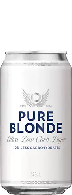 Buy Pure Blonde Ultra Low Carb Lager Can 375ml Can Case Of 24