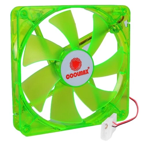 Green LED Case Fan 140mm UV Reactive 4-Pin - Image 3 of 3