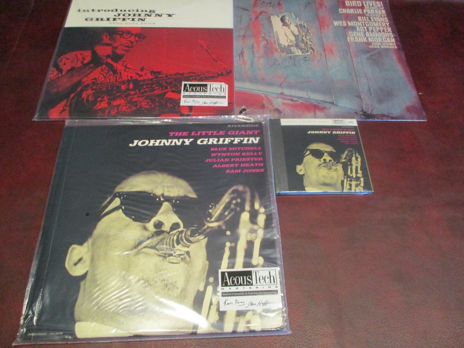 JOHNNY GRIFFIN VERIFIED HOFFMAN GRAY MASTERED GIANT INTRODUCING SET + XRCD + LP