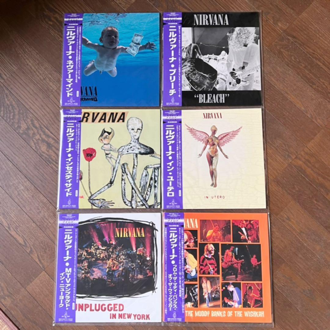 NIRVANA 6 Title LP Complete Luxury Set Japan Limited Edition NIRVANA 6 Title LP Complete Luxury Set Japan Limited Edition