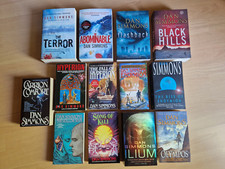 Dan Simmons 13 Bücher Sammlung Buchpaket Eng...