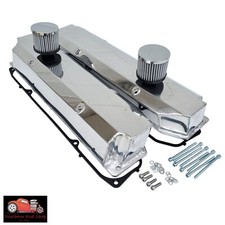 Fits Big Block Dodge Mopar Fabricated Polished Aluminum Valve Covers 383 440