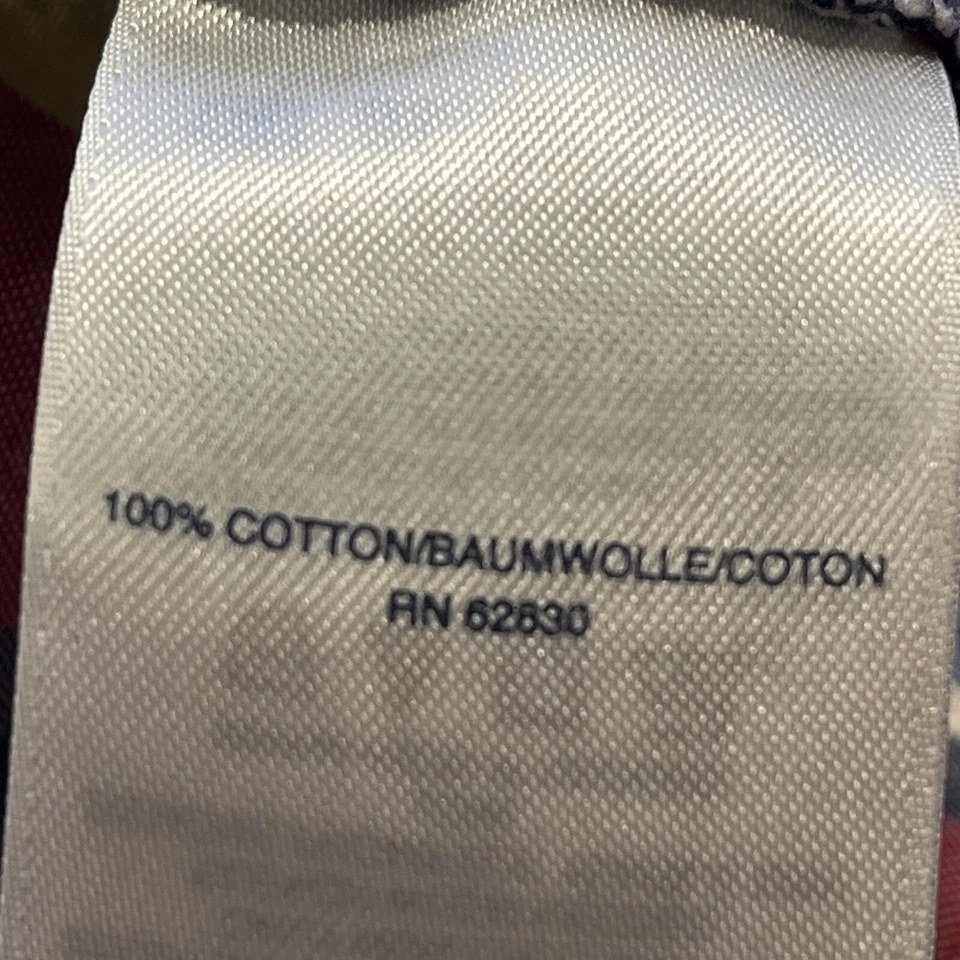 Шорты Lands End для мальчиков 20H красные клетчатые плоские спереди регулируемая талия эластичные опрятные - Изображение 4 из 4