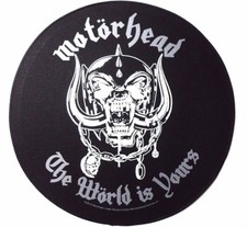 MOTORHEAD  THE WORLD IS YOURS BACK PATCH