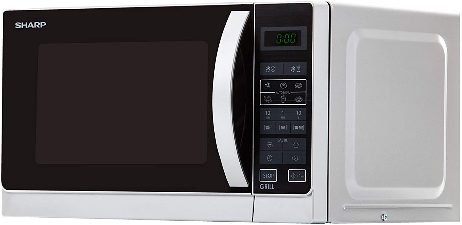 Microonde Sharp R642INW 20L con Grill e Sicurezza Bambini Silver - 2