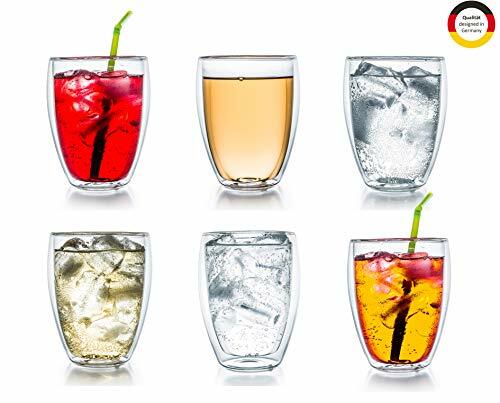 Creano, Set di 2 Grandi vetri Termici a Doppia Parete 400 ml, Set di 2 (E4R)