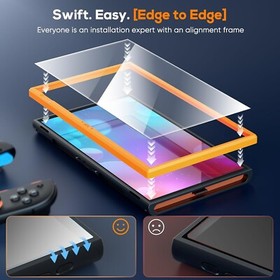 4-Pack Screen Protector for Nintendo Switch 2 Tempered Glass w Alignment Frame