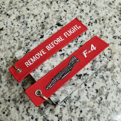 F-4 Phantom II Remove Before Flight   Keychain, Tag, Streamer!