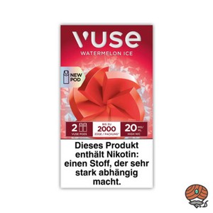 Vuse Pod Watermelon Ice 20mg Nikotin 2ml (2 Packungen a 2 Pods)