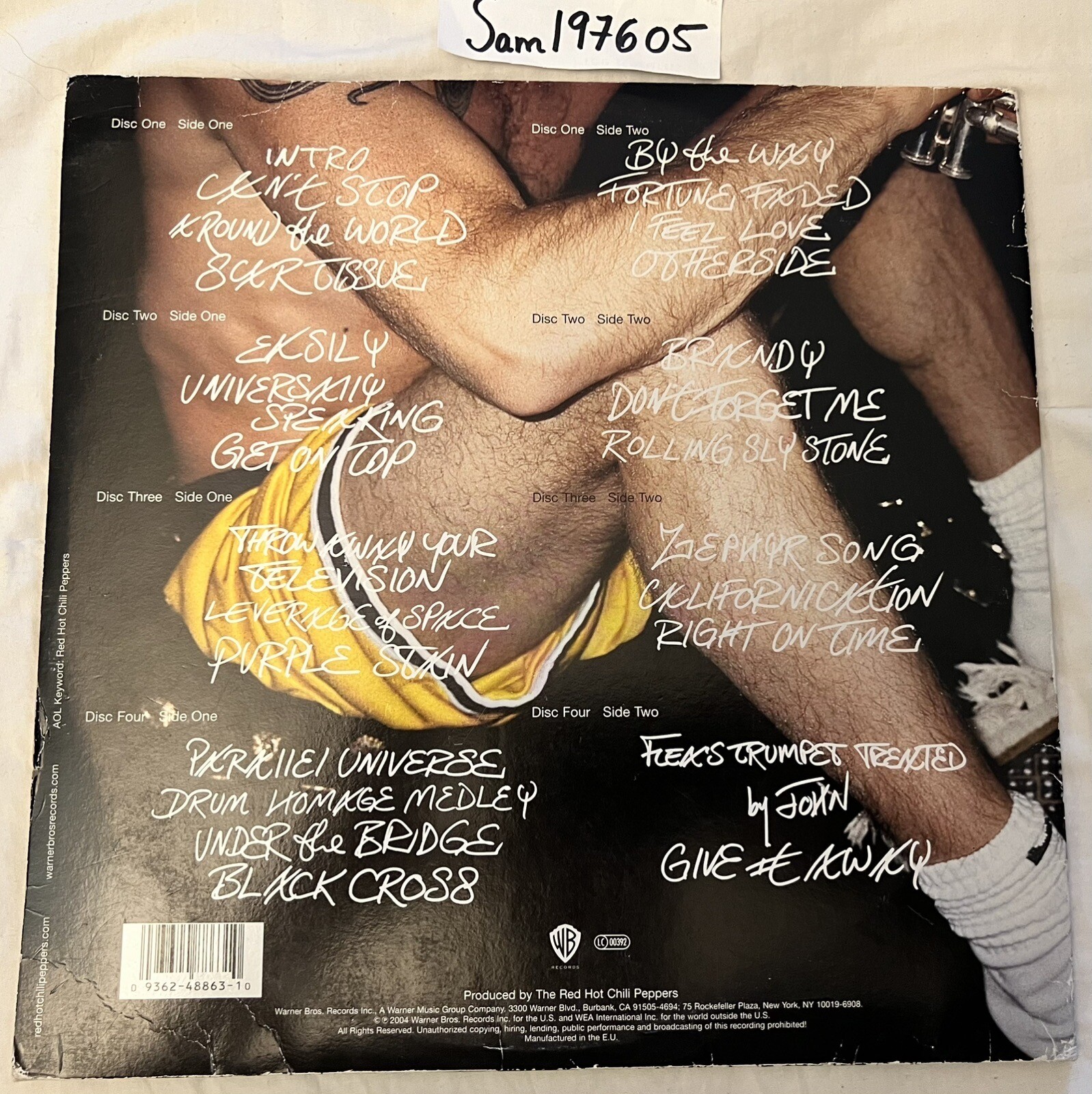 RED HOT CHILI PEPPERS Vinyl 4xLP LIVE IN HYDE PARK (NM) ULTRA