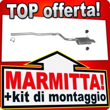 Scarico Completo per ROVER 75 TOURER 2.0 CDT CDTi 116/131 CV 2001-2006 Marmitta