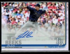 2019 Topps Chrome Rookie Autographs Refractor #RA-JBE Jalen Beeks RC 075/499